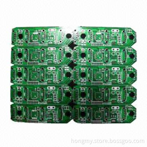 Double-sided PCB with 35um Copper Thickness, Green Solder Mask and HASL Surface Finish